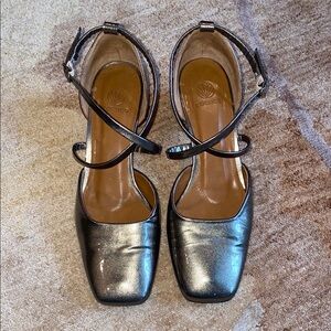 Coclico Leather Ankle Strap Shoes